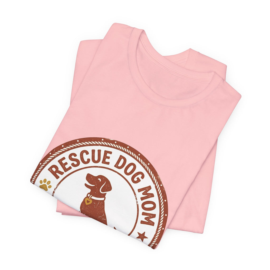 Rescue Dog Mom Tee | rescue pride, fur baby shirt