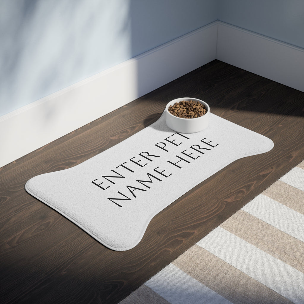 Custom Pet Feeding Mat – Personalized Dog & Cat Bowl Placemat