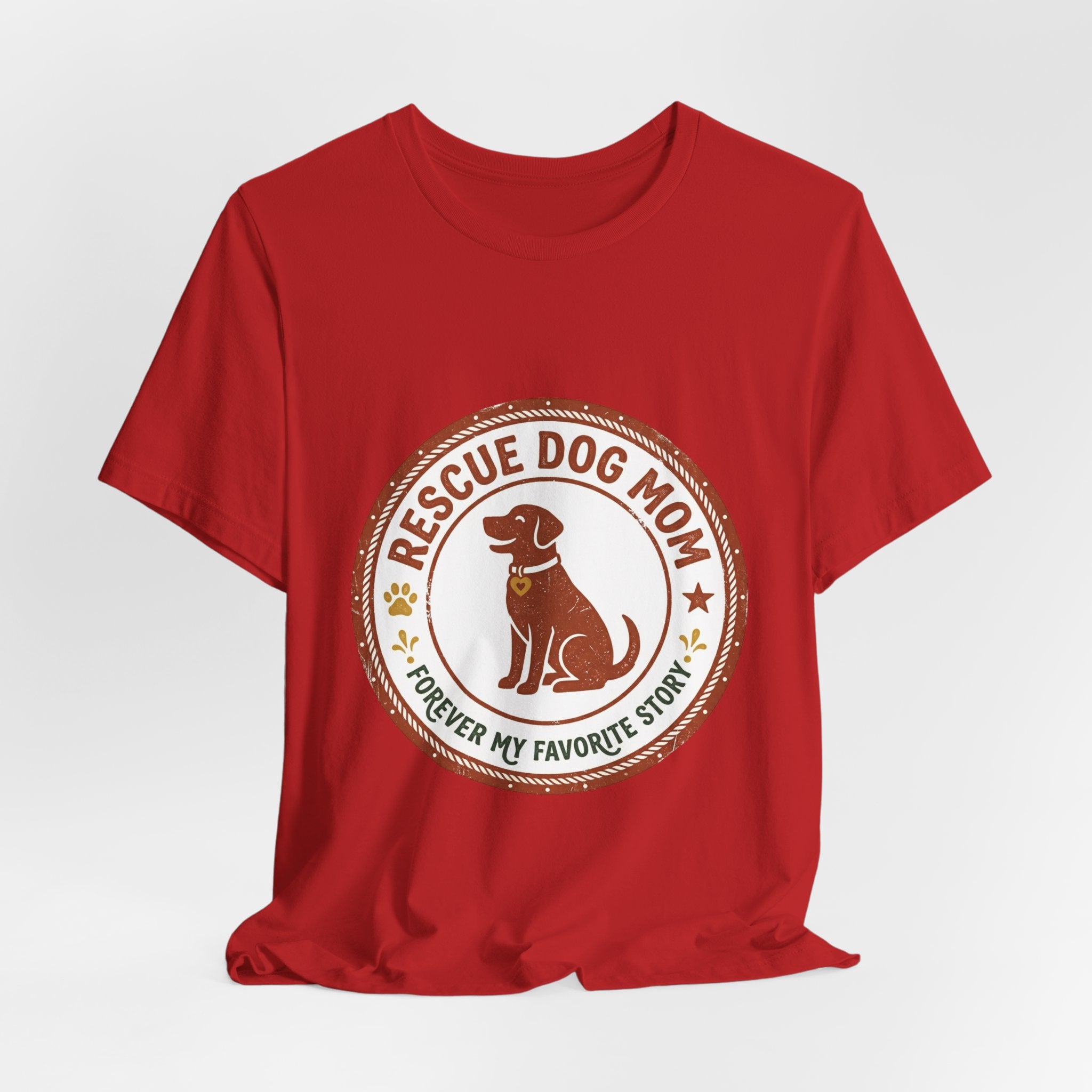 Rescue Dog Mom Tee | rescue pride, fur baby shirt