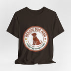 Rescue Dog Mom Tee | rescue pride, fur baby shirt