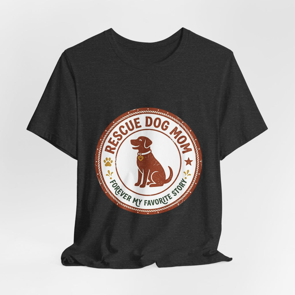 Rescue Dog Mom Tee | rescue pride, fur baby shirt