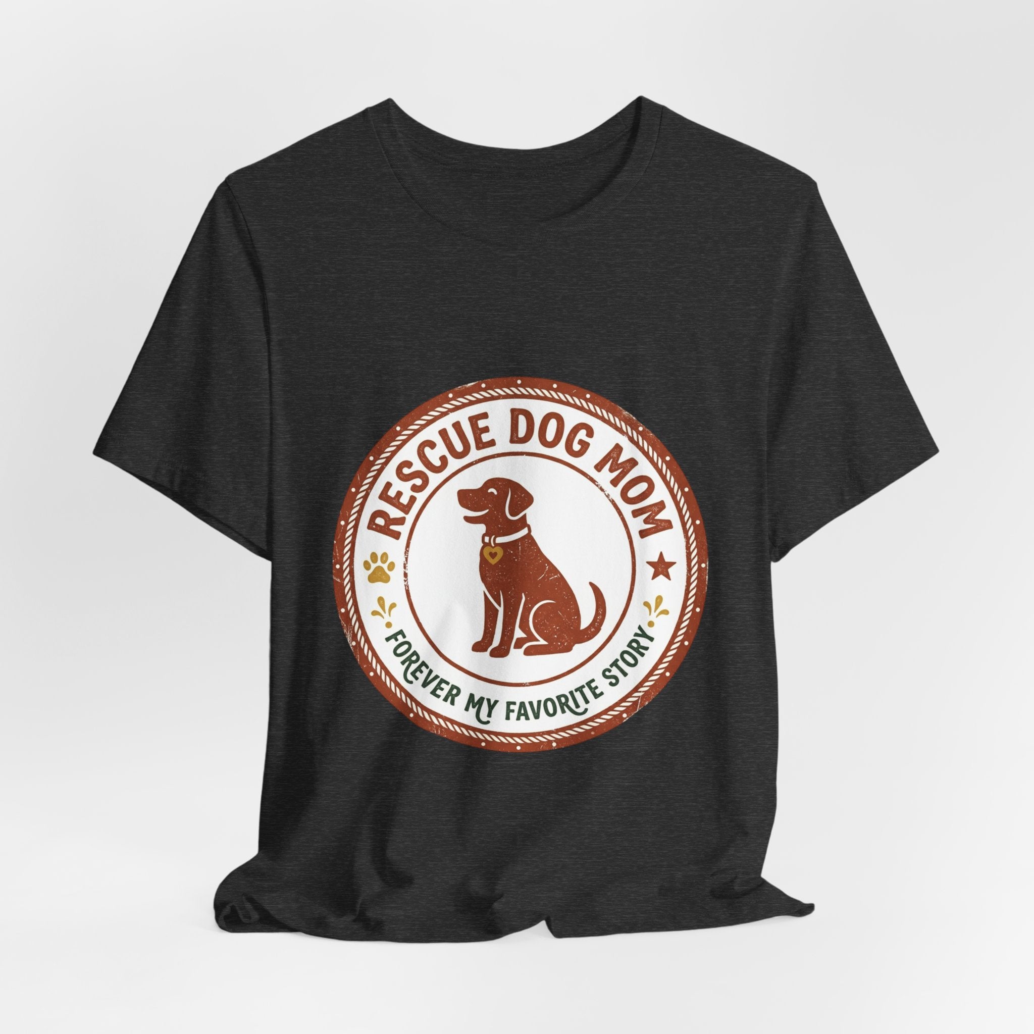 Rescue Dog Mom Tee | rescue pride, fur baby shirt