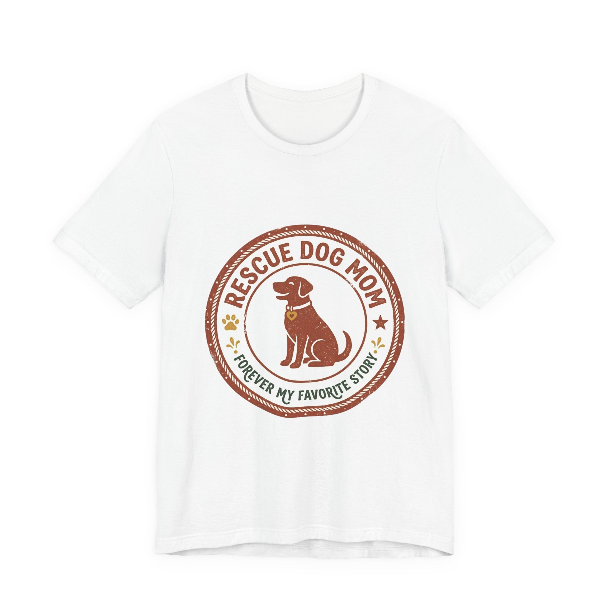 Rescue Dog Mom Tee | rescue pride, fur baby shirt