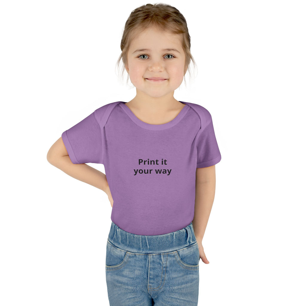 Infant Bodysuit — Customizable Baby One-Piece ("Print it your way")