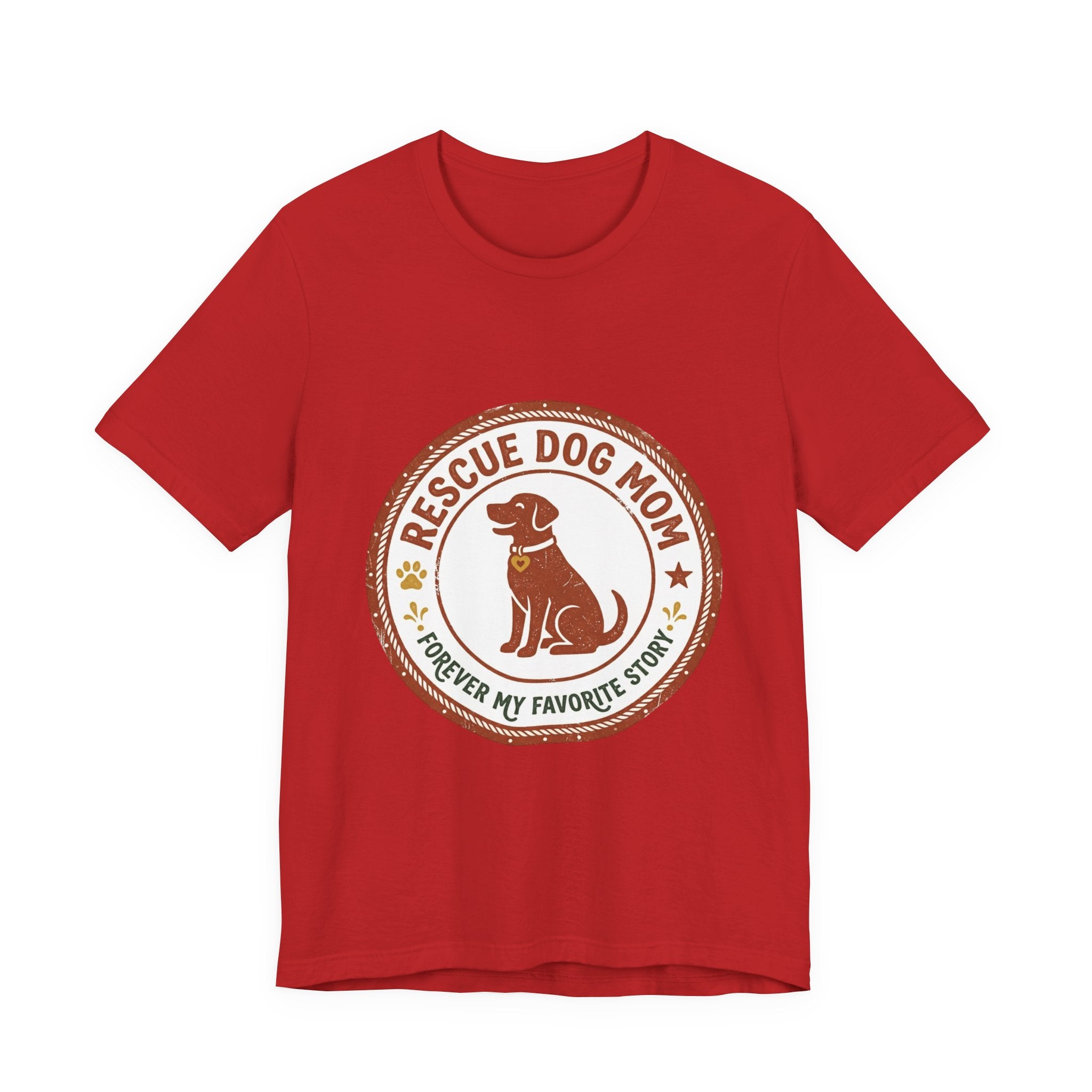 Rescue Dog Mom Tee | rescue pride, fur baby shirt