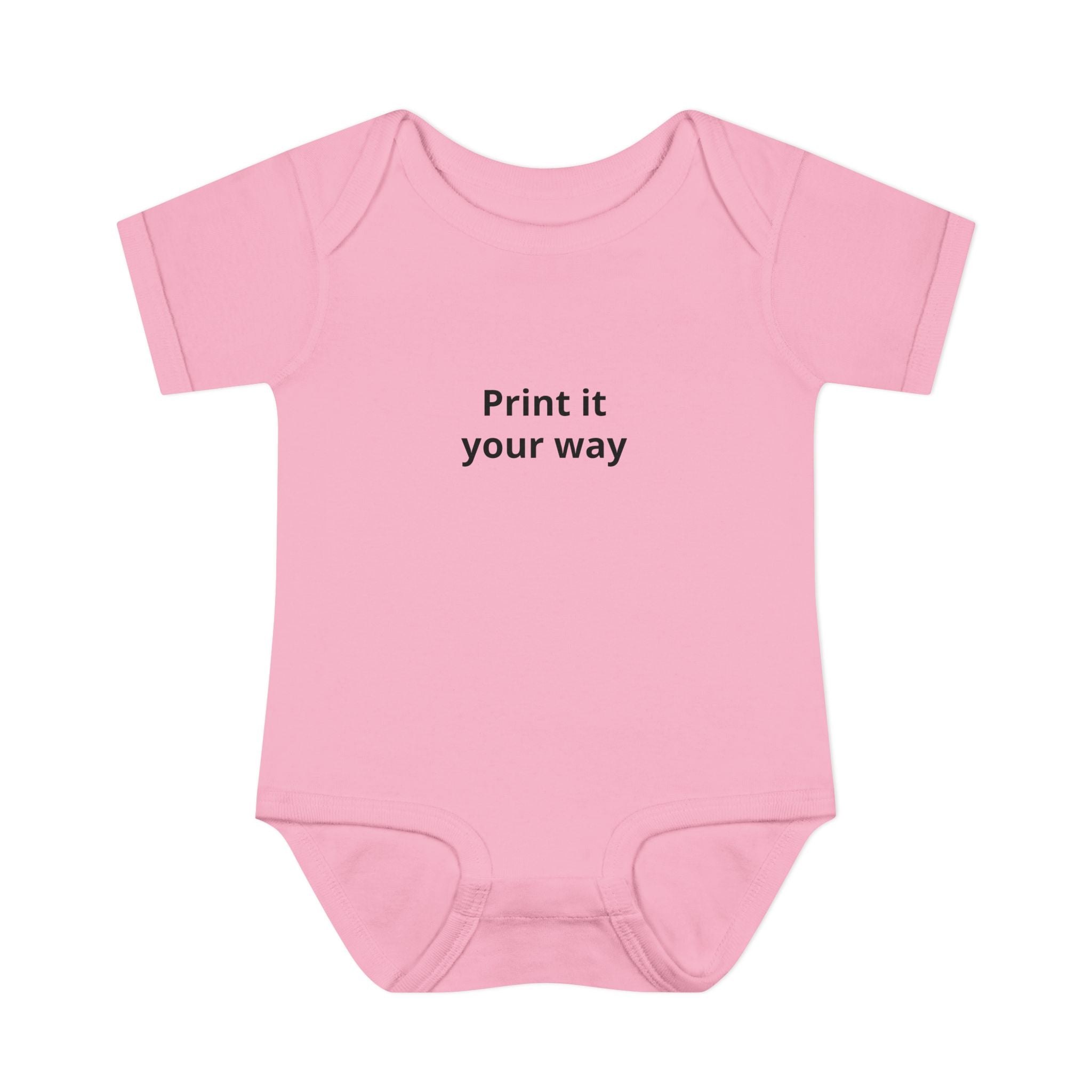 Infant Bodysuit — Customizable Baby One-Piece ("Print it your way")