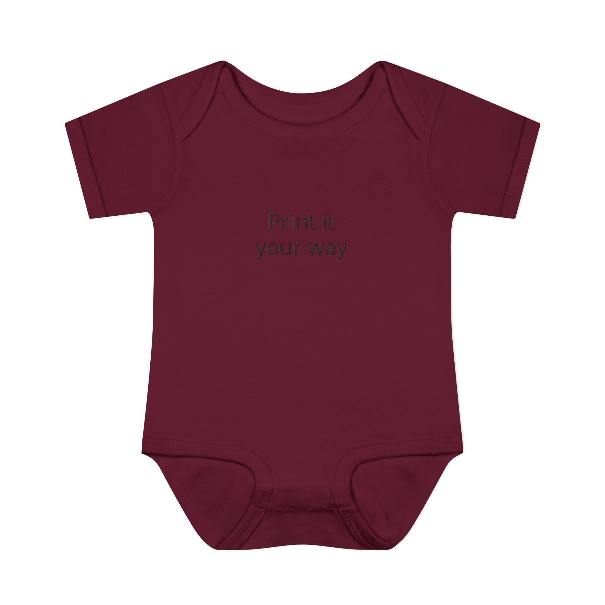 Infant Bodysuit — Customizable Baby One-Piece ("Print it your way")