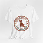 Rescue Dog Mom Tee | rescue pride, fur baby shirt