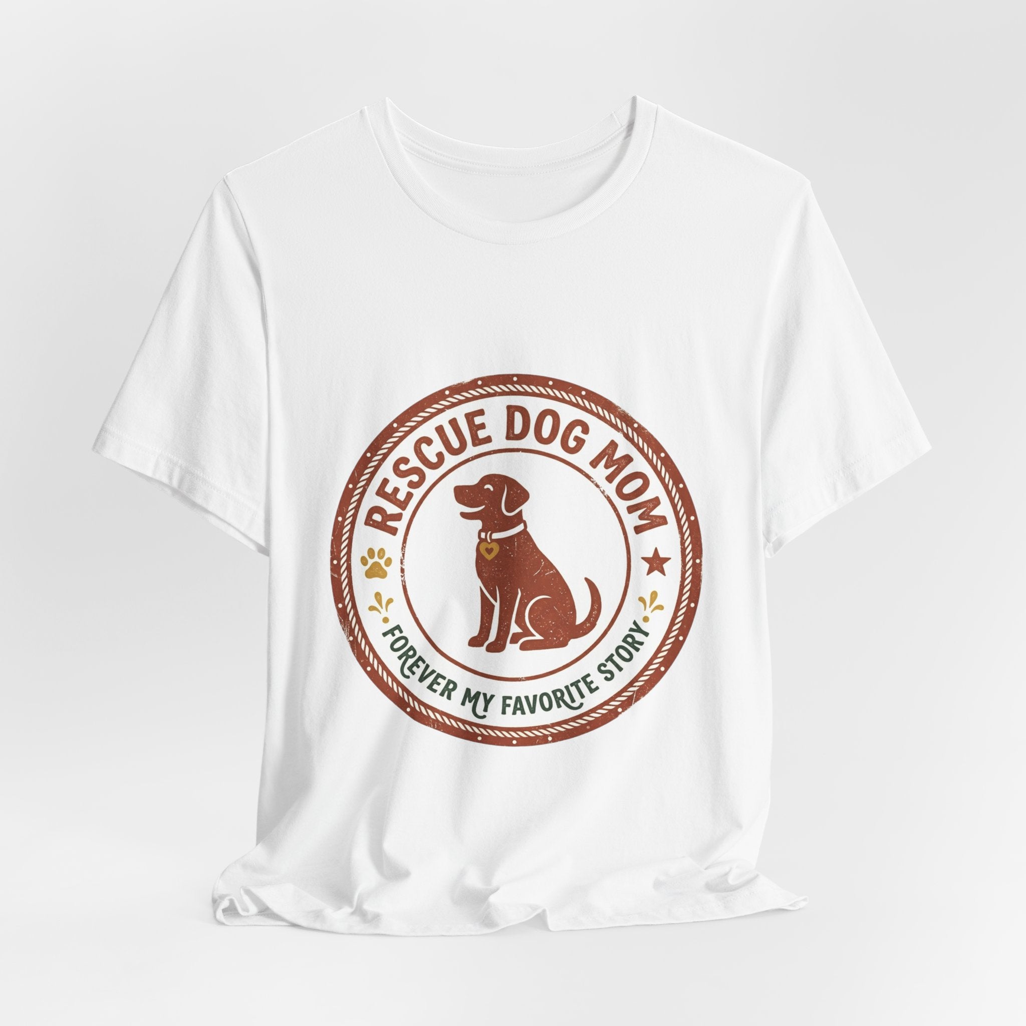 Rescue Dog Mom Tee | rescue pride, fur baby shirt