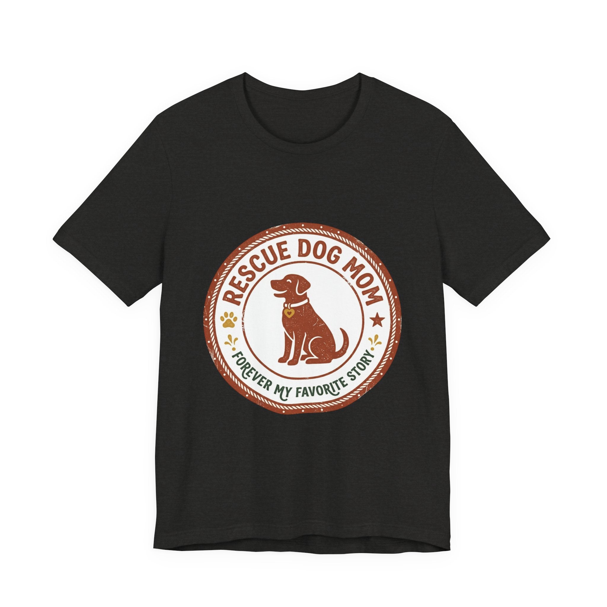 Rescue Dog Mom Tee | rescue pride, fur baby shirt
