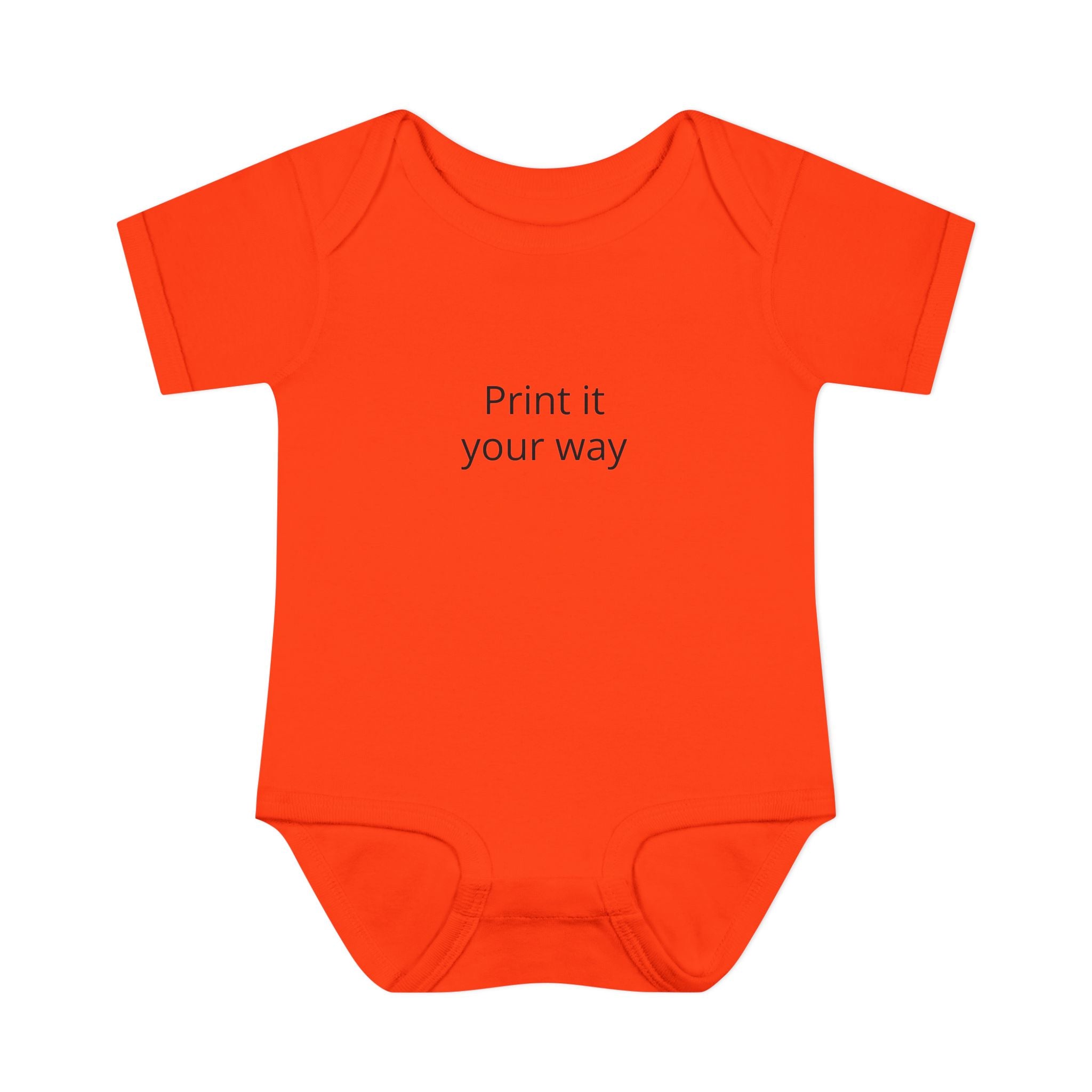 Infant Bodysuit — Customizable Baby One-Piece ("Print it your way")