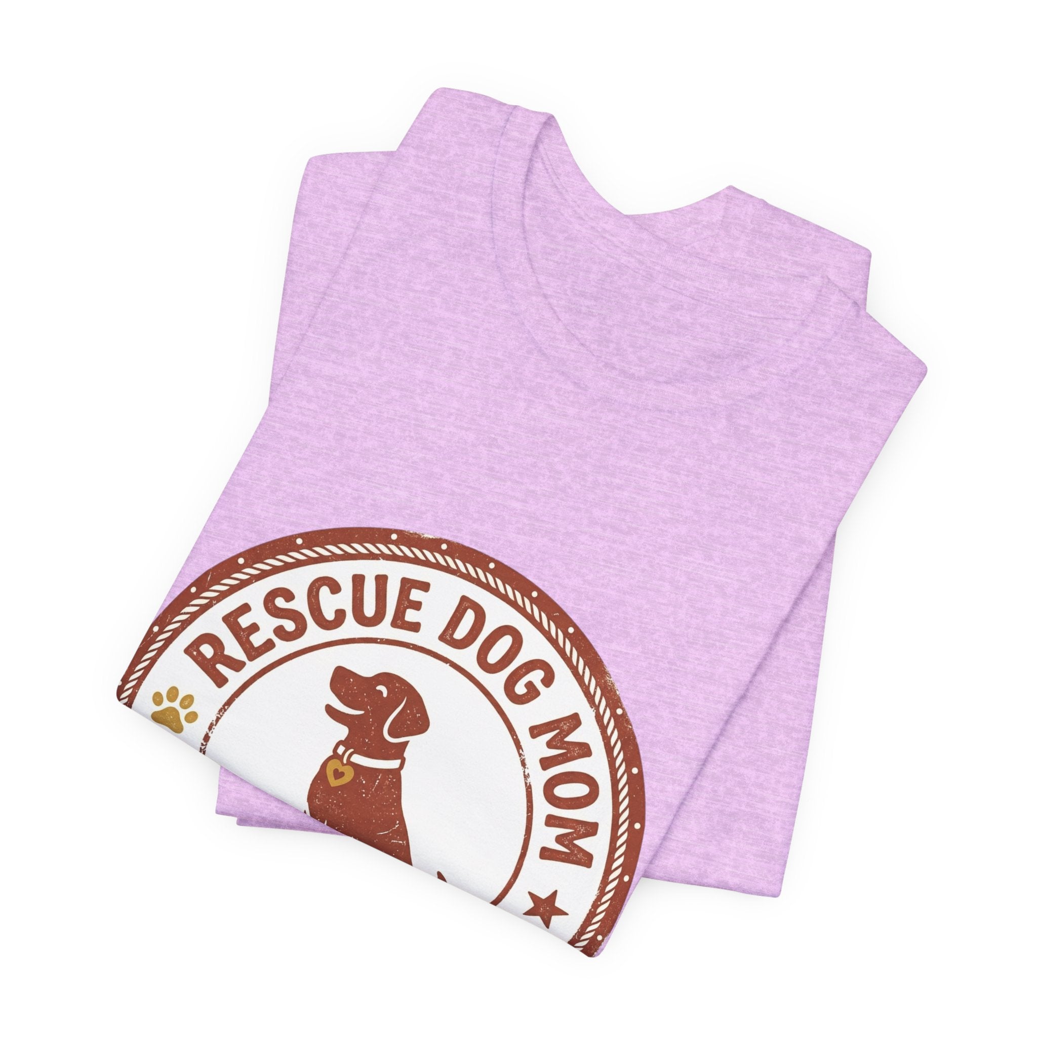 Rescue Dog Mom Tee | rescue pride, fur baby shirt
