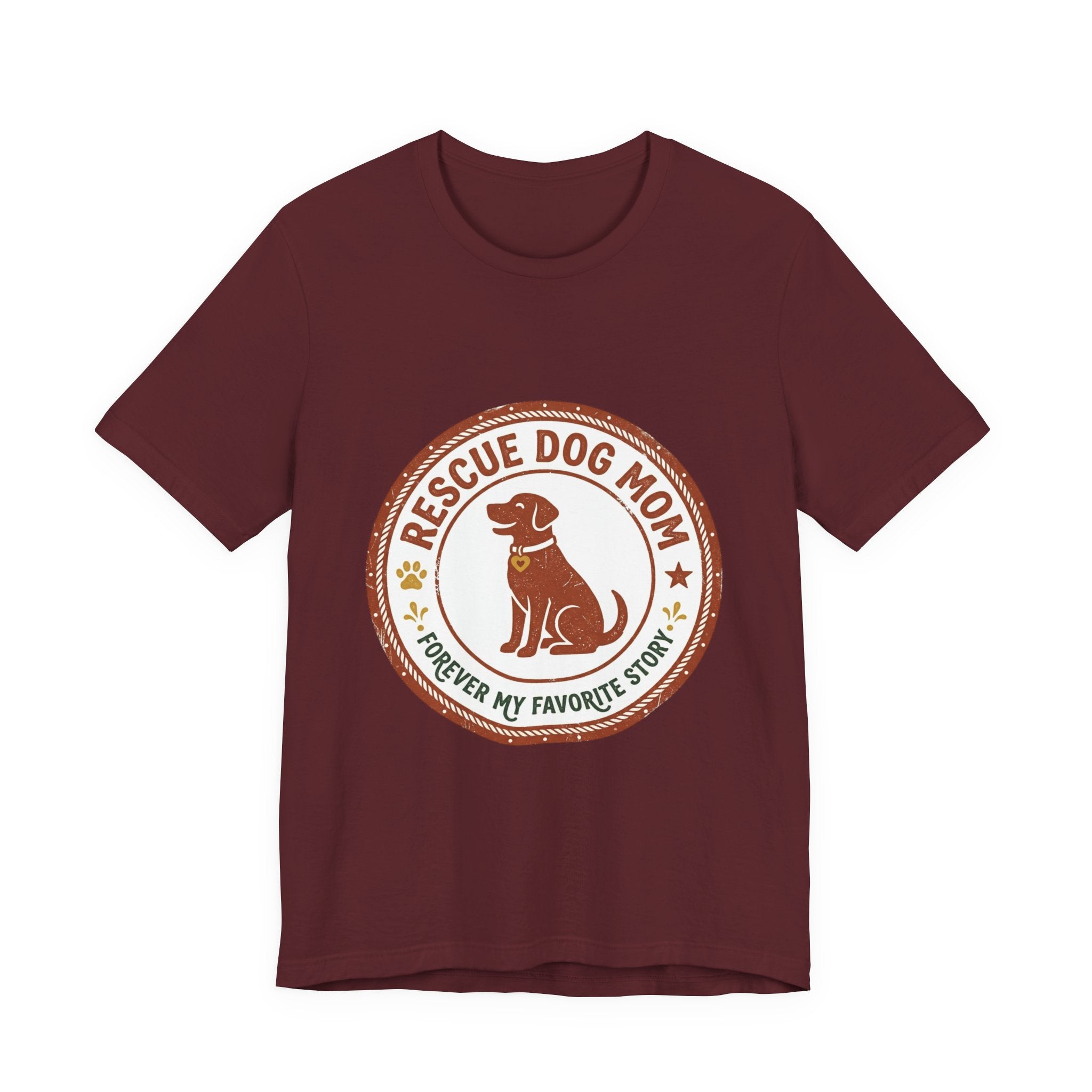 Rescue Dog Mom Tee | rescue pride, fur baby shirt