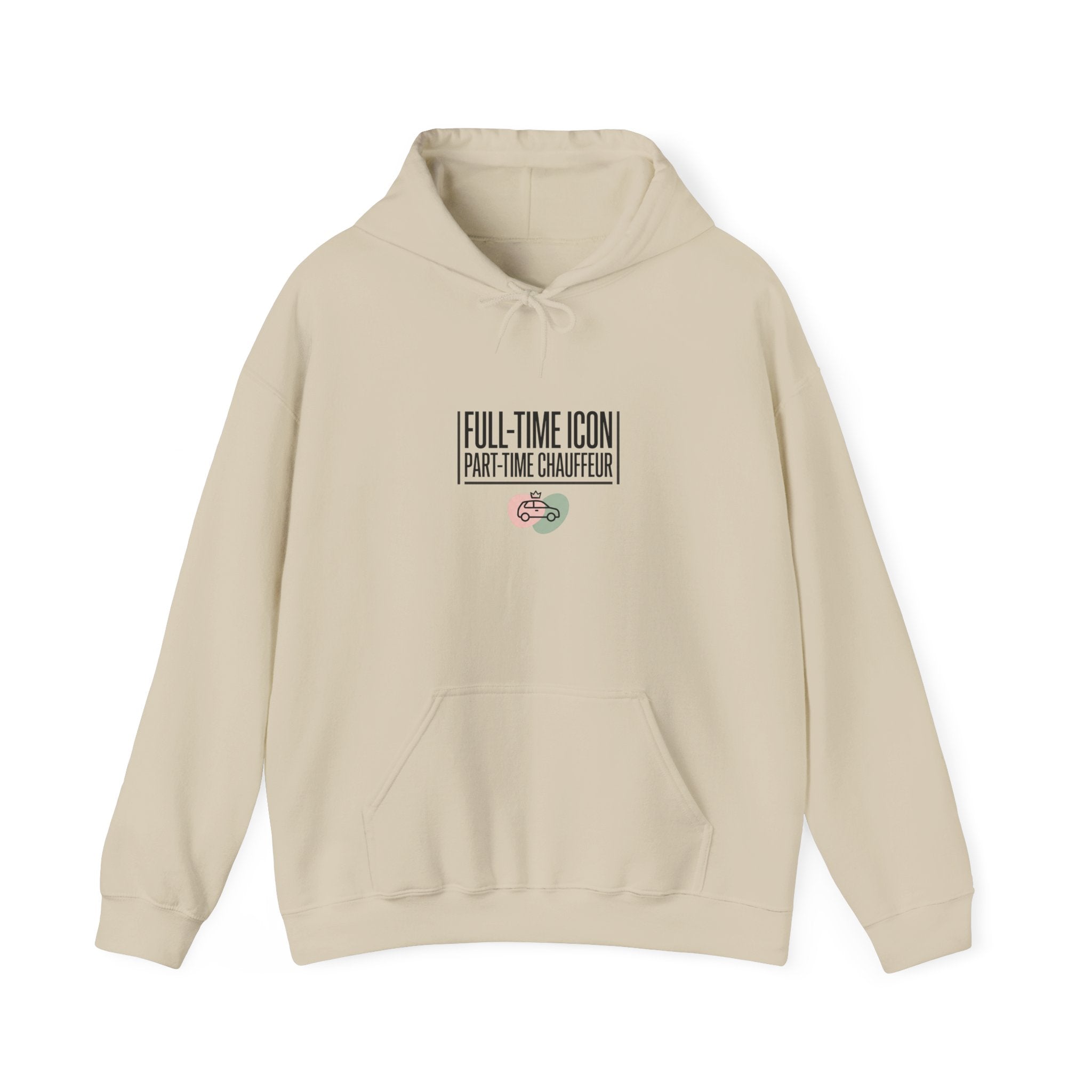 Full-Time Icon Hoodie | minimalist mom life, streetwear mom
