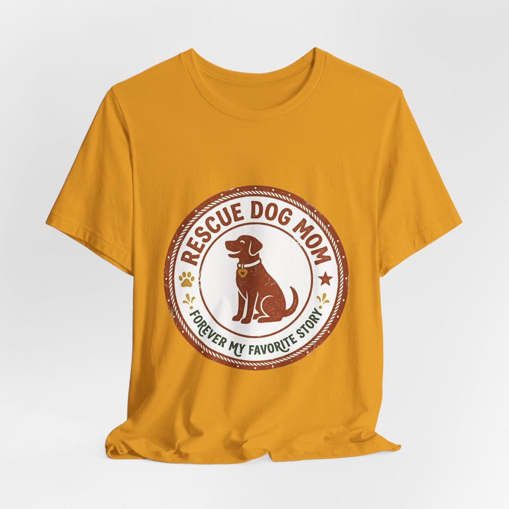Rescue Dog Mom Tee | rescue pride, fur baby shirt