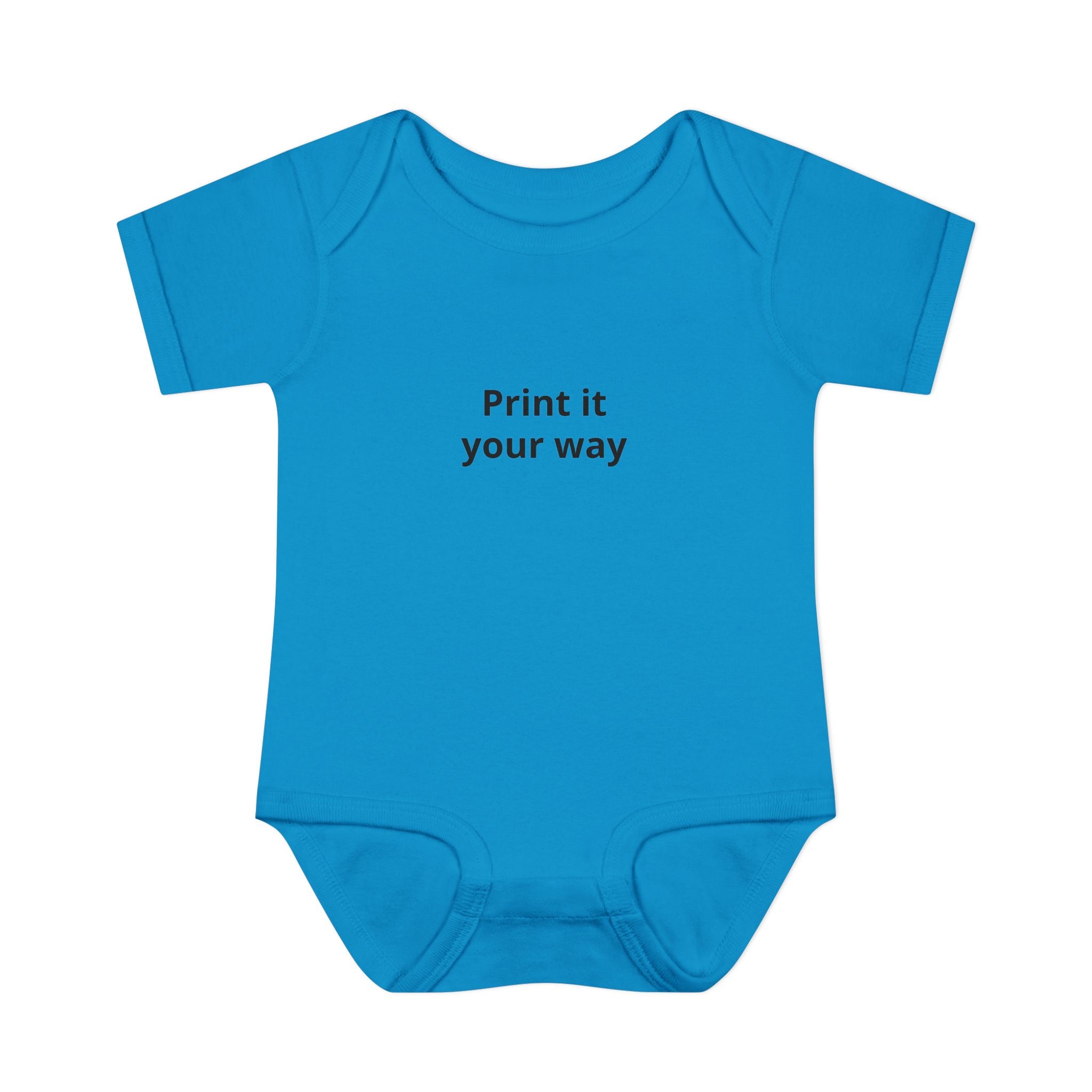 Infant Bodysuit — Customizable Baby One-Piece ("Print it your way")