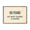 Woven Blanket — ‘50 Years of Love’ Anniversary Woven Throw
