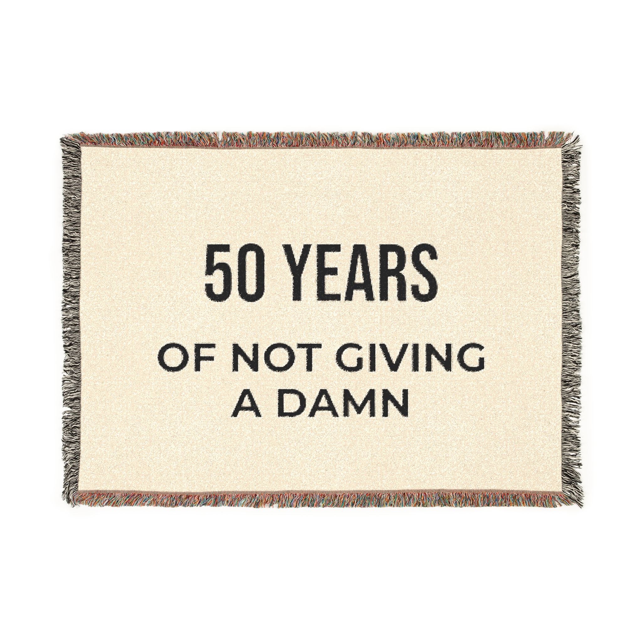 Woven Blanket — ‘50 Years of Love’ Anniversary Woven Throw