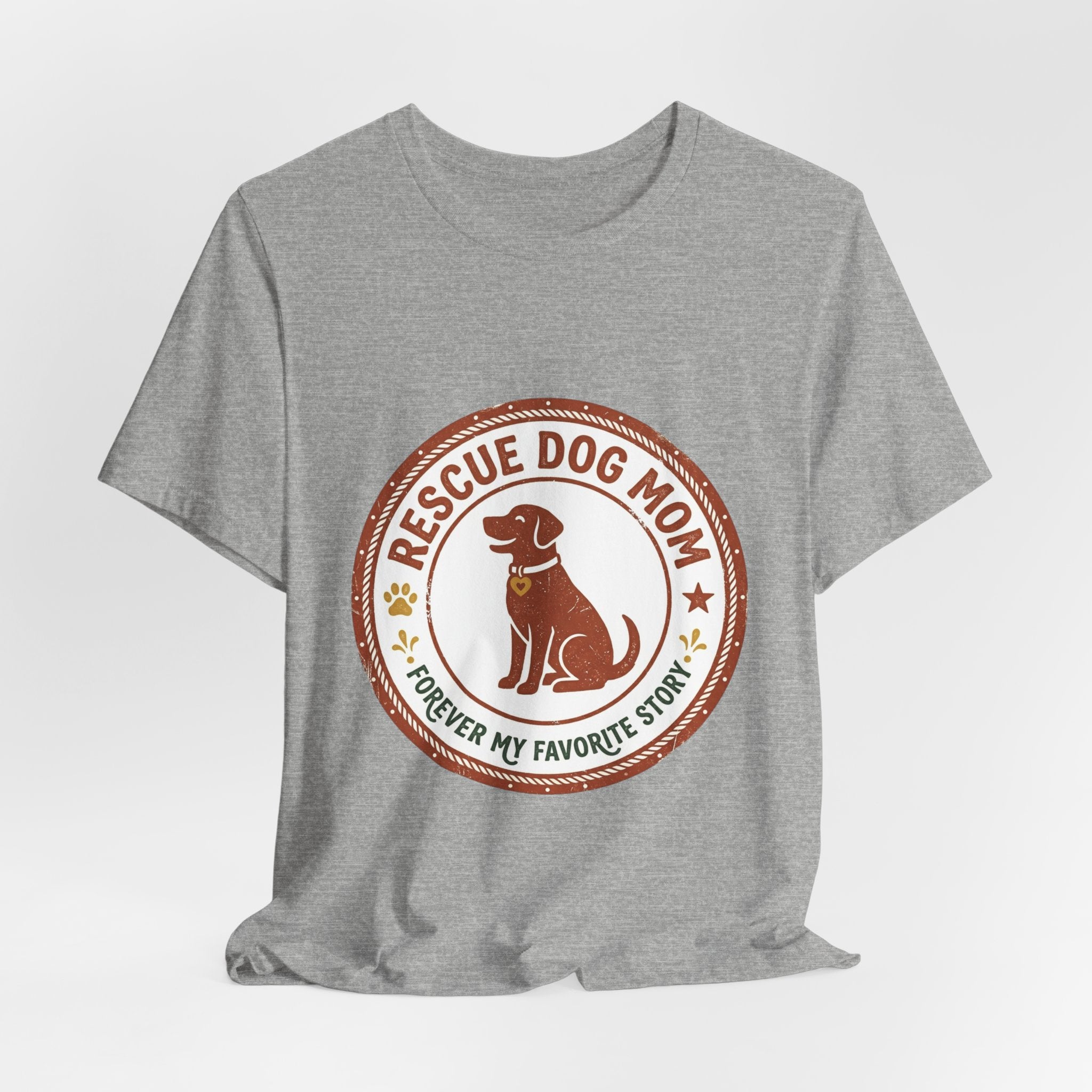 Rescue Dog Mom Tee | rescue pride, fur baby shirt