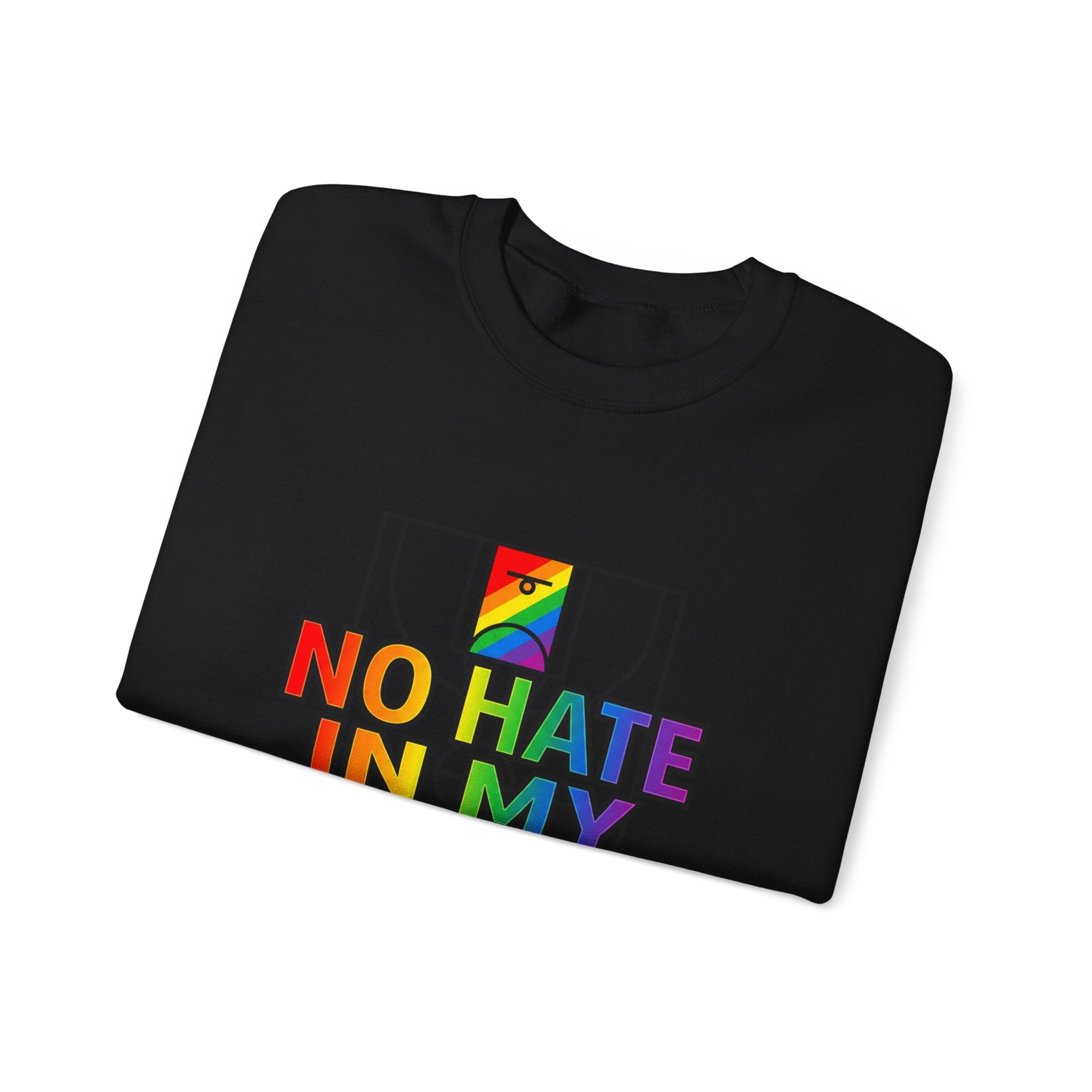 No Hate In My Paint Sweatshirt | queer basketball, inclusion, ally protest wear