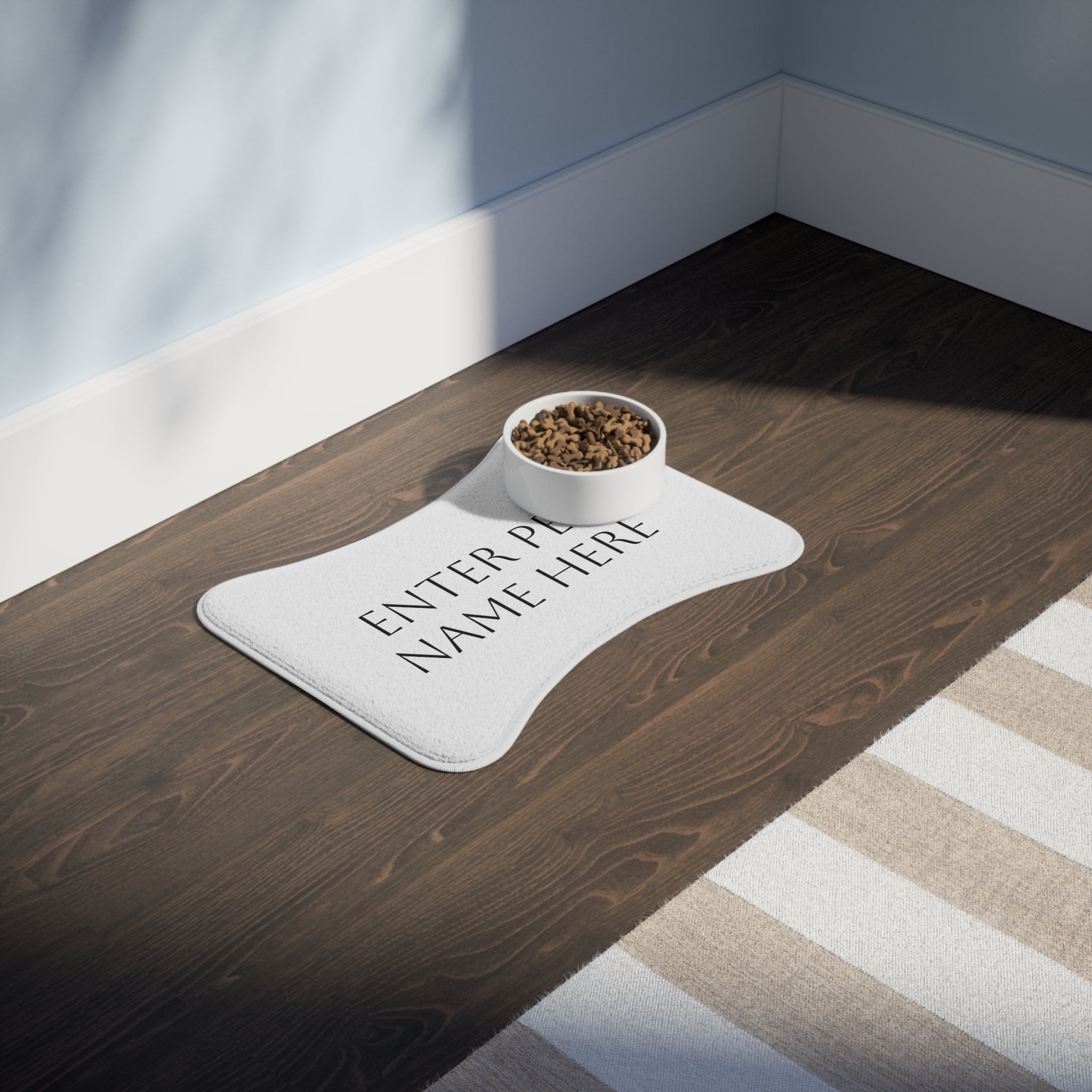Custom Pet Feeding Mat – Personalized Dog & Cat Bowl Placemat