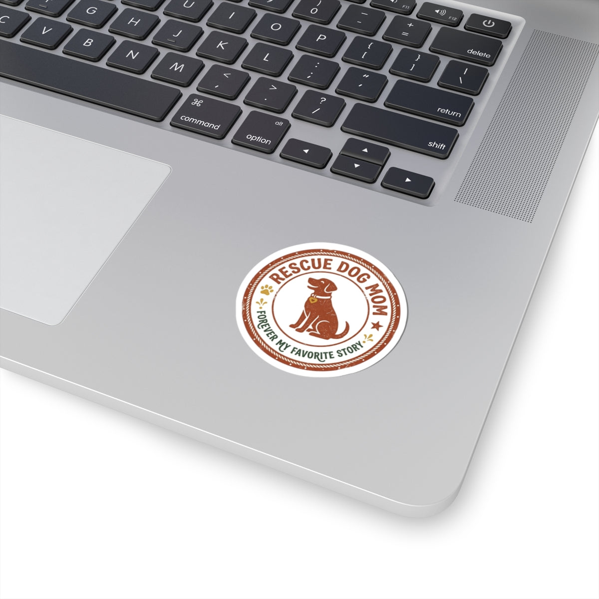 Rescue Dog Mom Sticker | rescue pride, fur baby decal