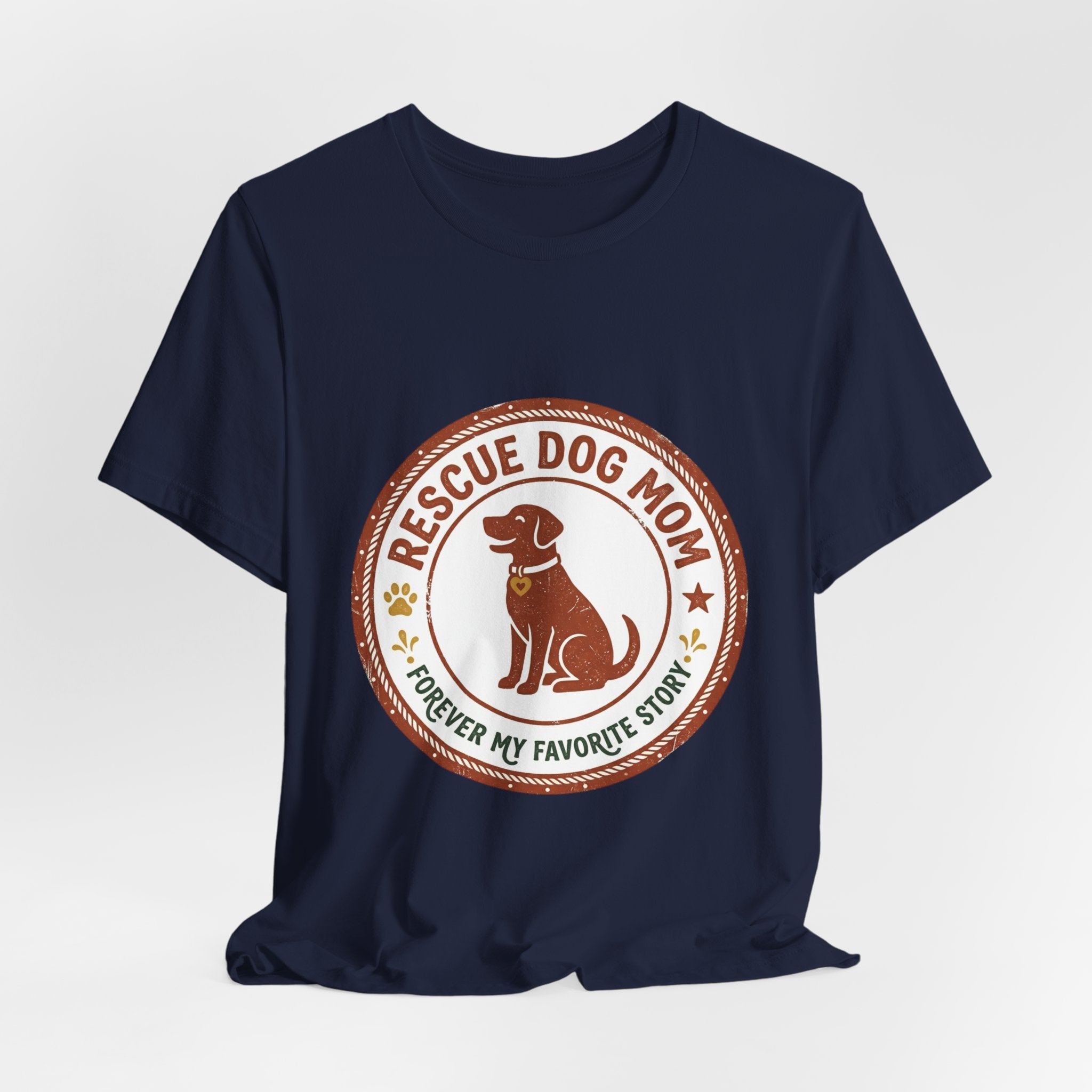 Rescue Dog Mom Tee | rescue pride, fur baby shirt