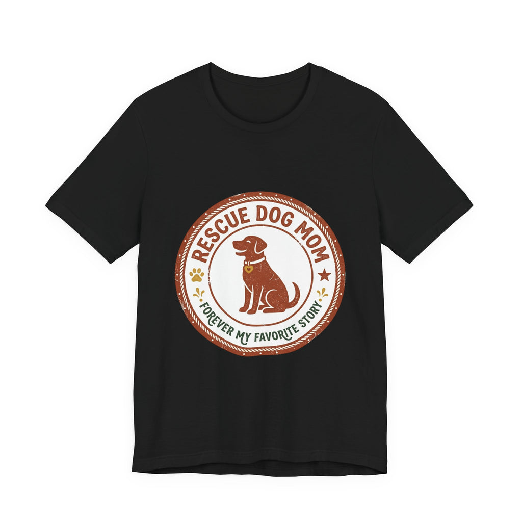 Rescue Dog Mom Tee | rescue pride, fur baby shirt