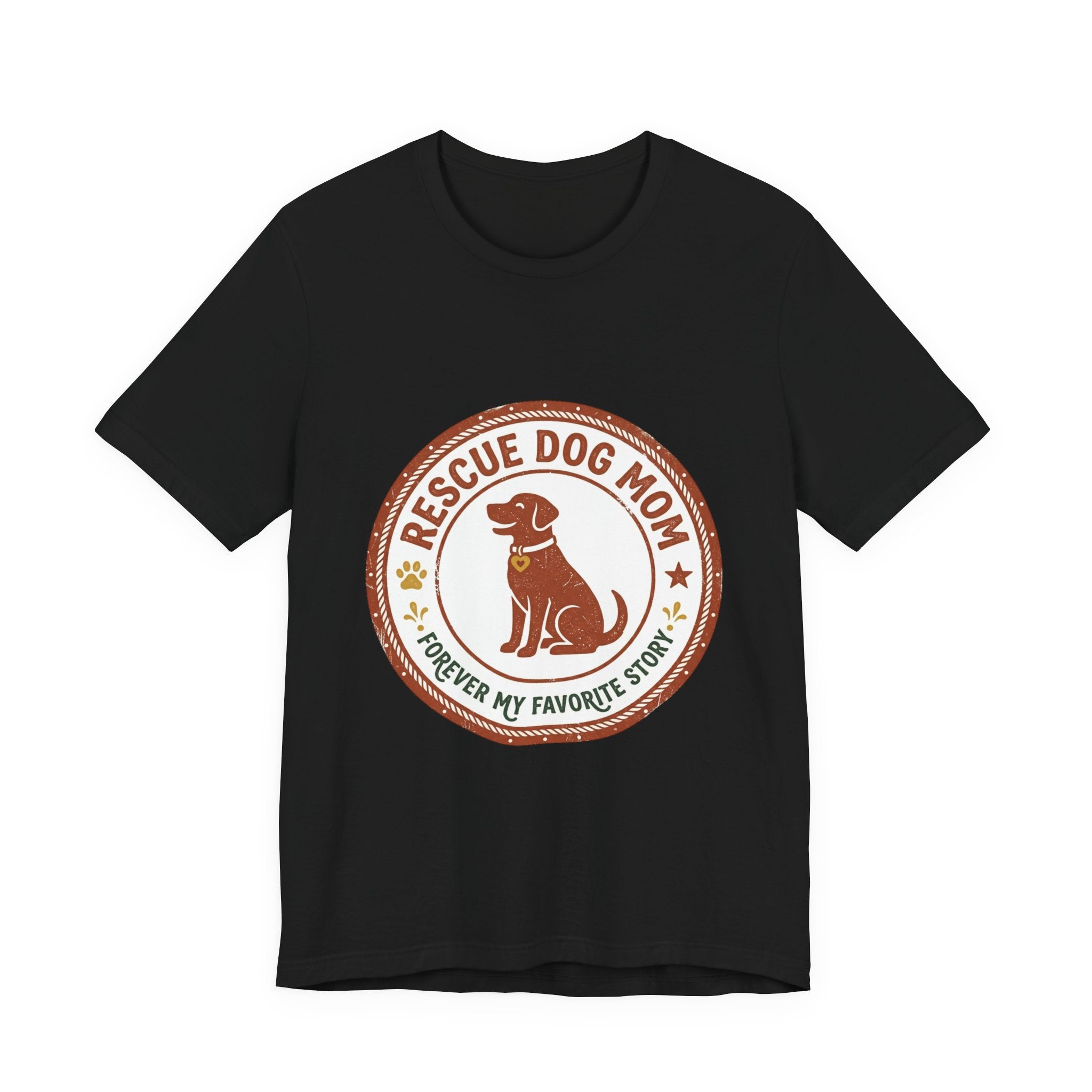 Rescue Dog Mom Tee | rescue pride, fur baby shirt