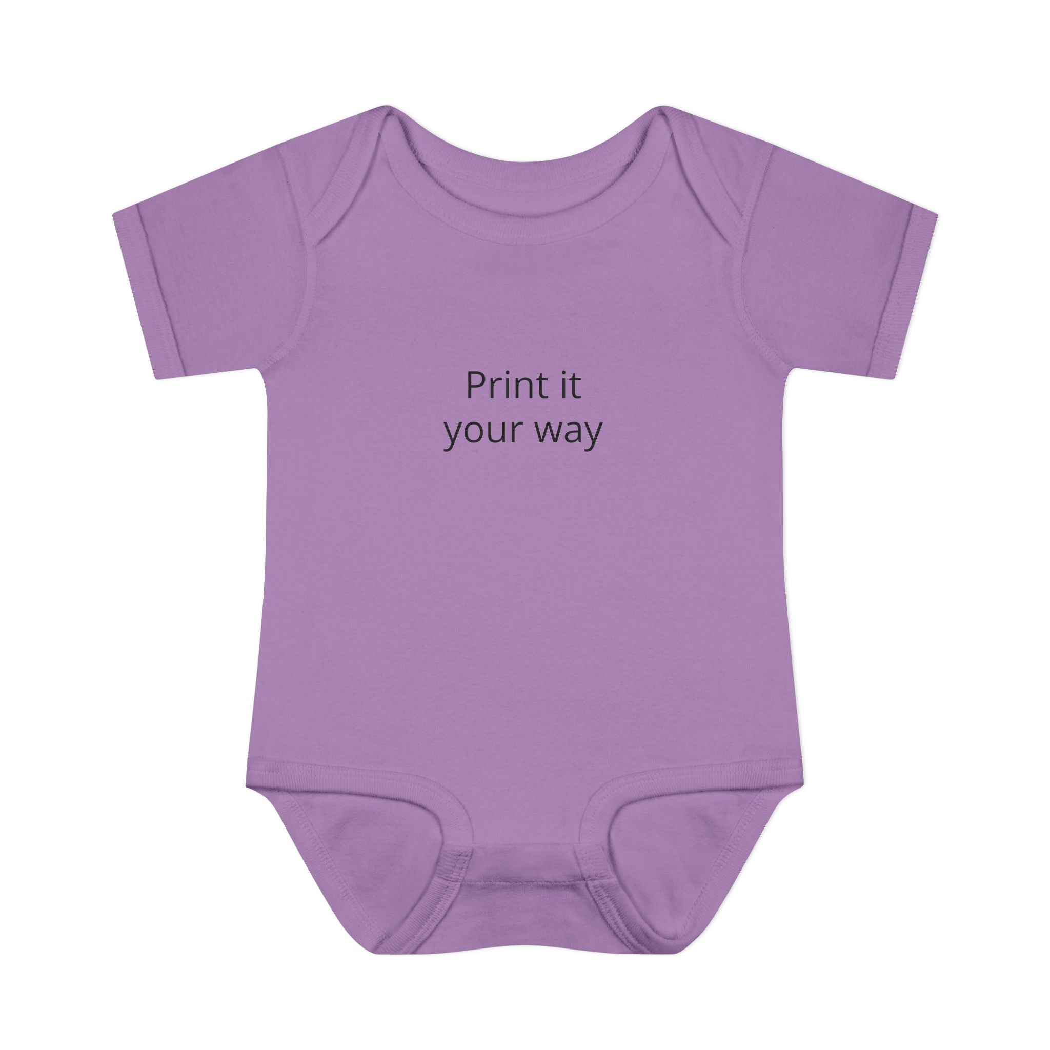 Infant Bodysuit — Customizable Baby One-Piece ("Print it your way")