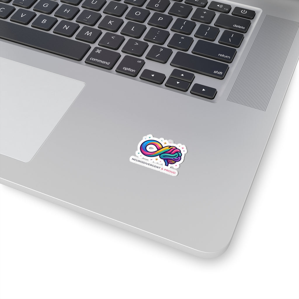 Neurodivergent & Proud Kiss-Cut Stickers | Autistic Pride, Sensory-Friendly