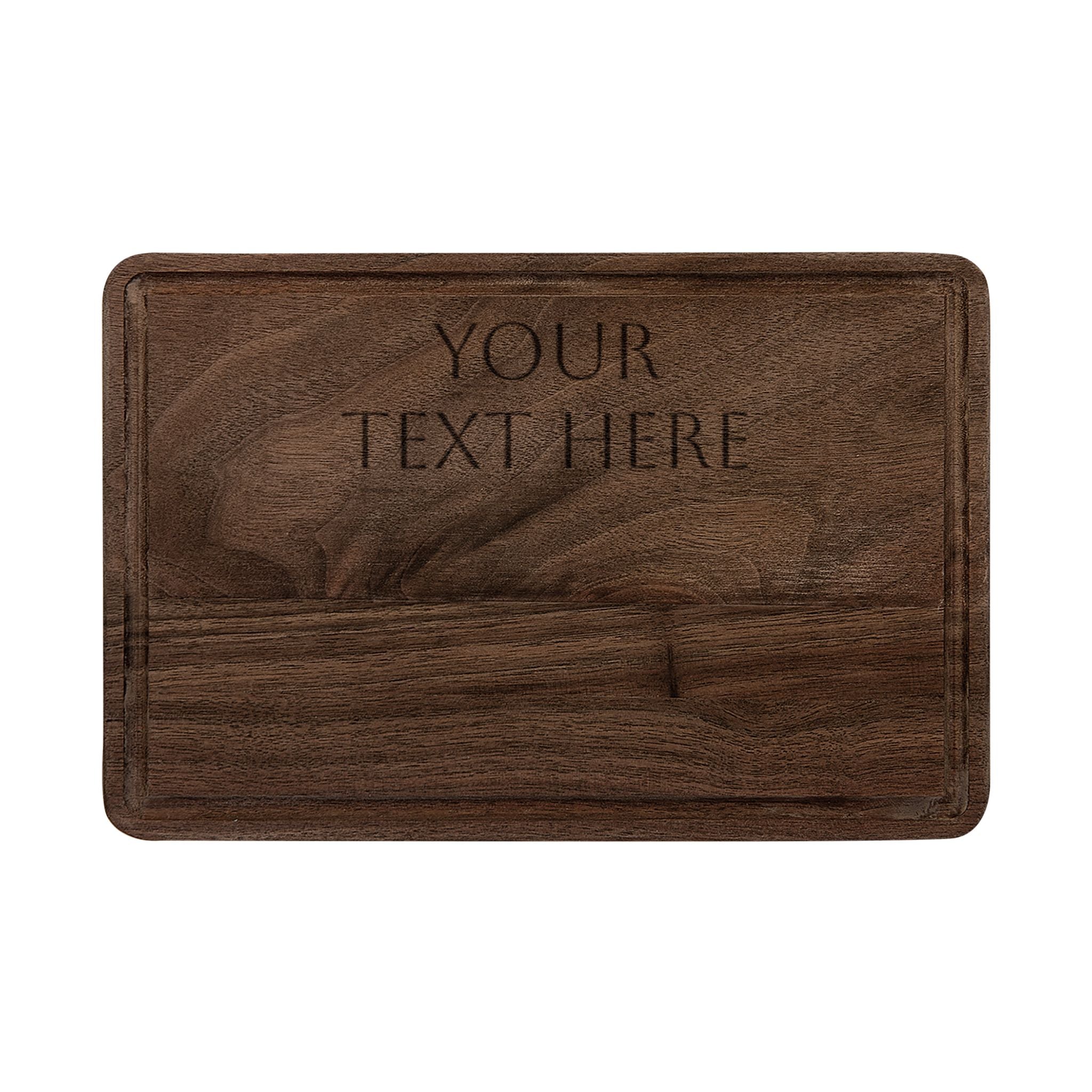 Personalized Engraved Wooden Cutting Board — Custom Engraving