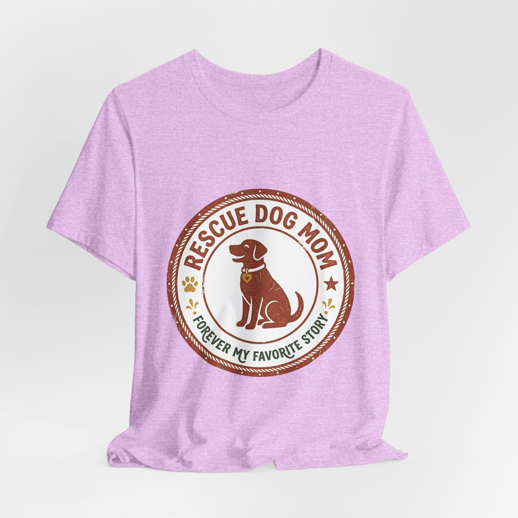 Rescue Dog Mom Tee | rescue pride, fur baby shirt
