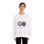 Neurodivergent & Proud Infinity Logo Sweatshirt, autistic pride, affirming