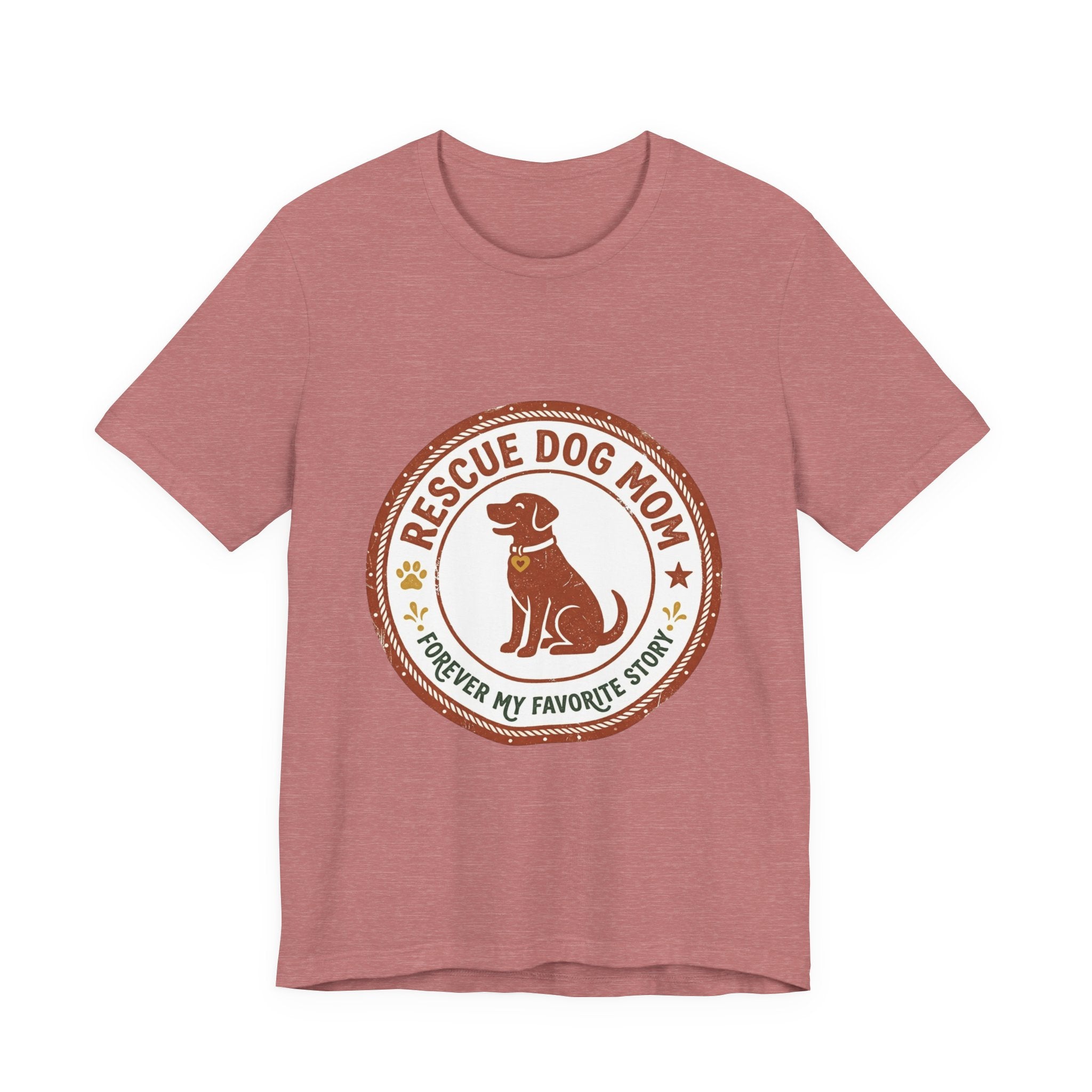 Rescue Dog Mom Tee | rescue pride, fur baby shirt