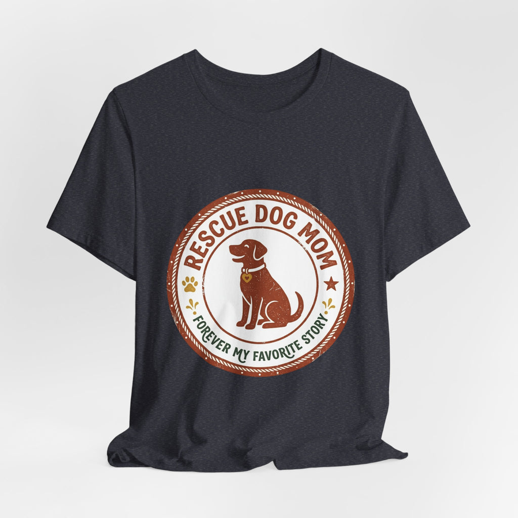 Rescue Dog Mom Tee | rescue pride, fur baby shirt