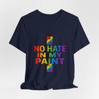 No Hate In My Paint Tee | queer basketball, inclusion, pride protest wear