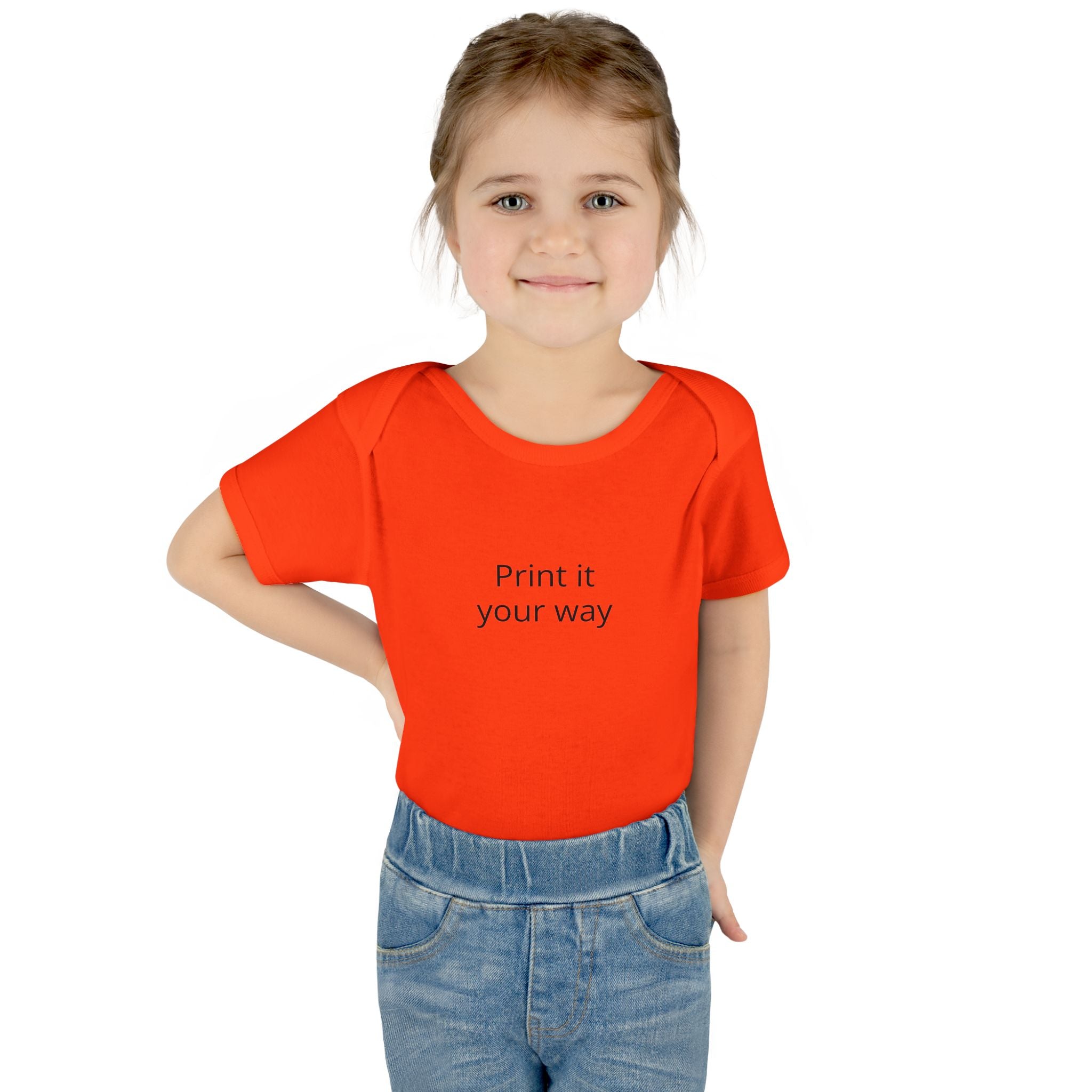 Infant Bodysuit — Customizable Baby One-Piece ("Print it your way")