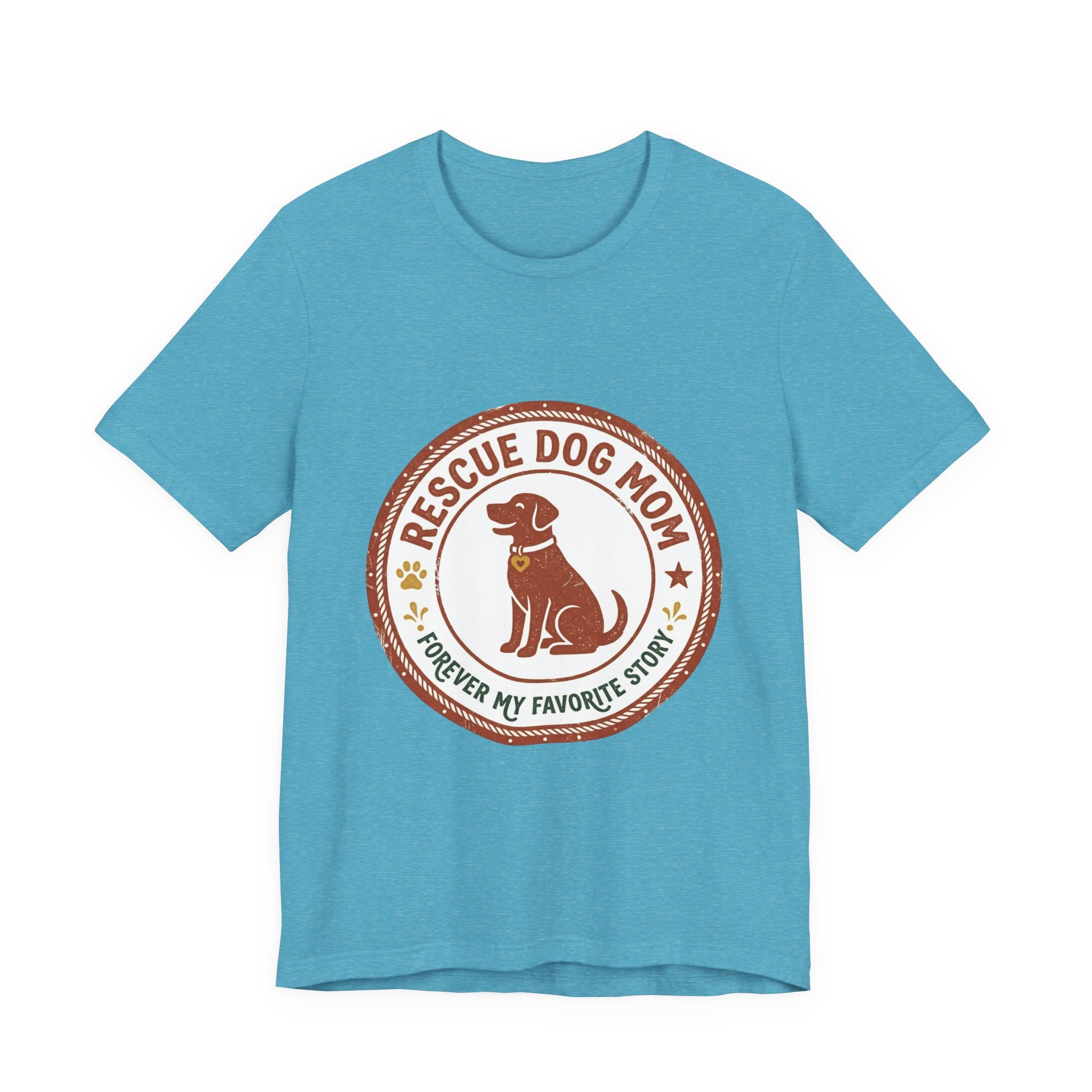 Rescue Dog Mom Tee | rescue pride, fur baby shirt