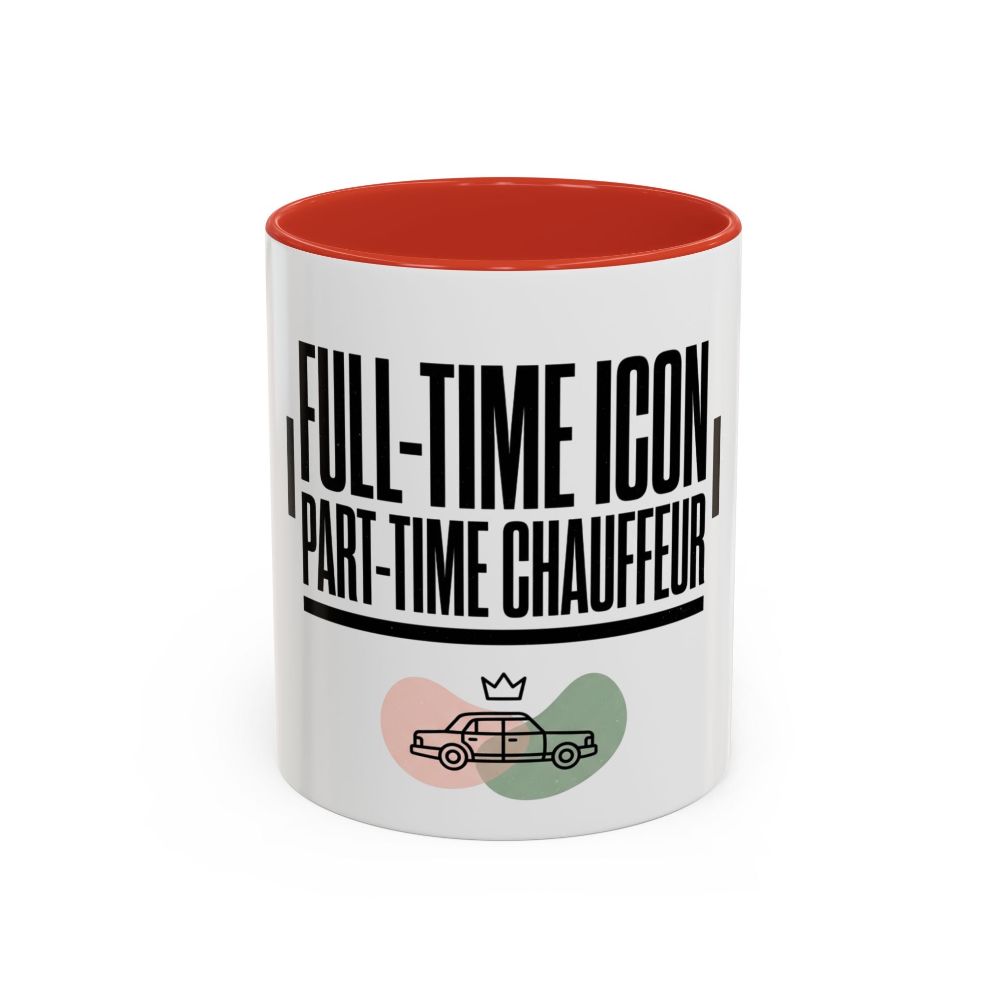 Full-Time Icon, Part-Time Chauffeur Coffee Mug – Funny Driver Gift