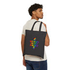 No Hate In My Paint Tote | queer basketball, inclusion, pride accents