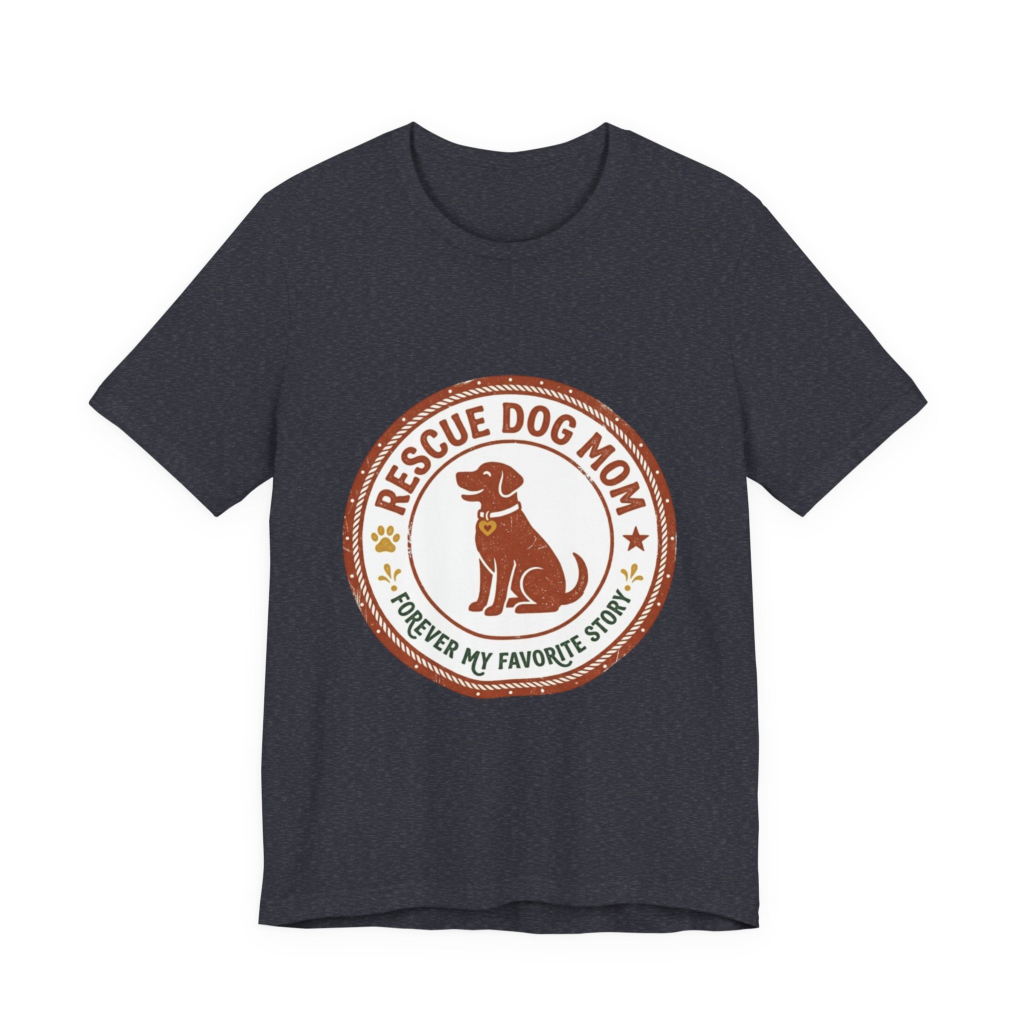 Rescue Dog Mom Tee | rescue pride, fur baby shirt