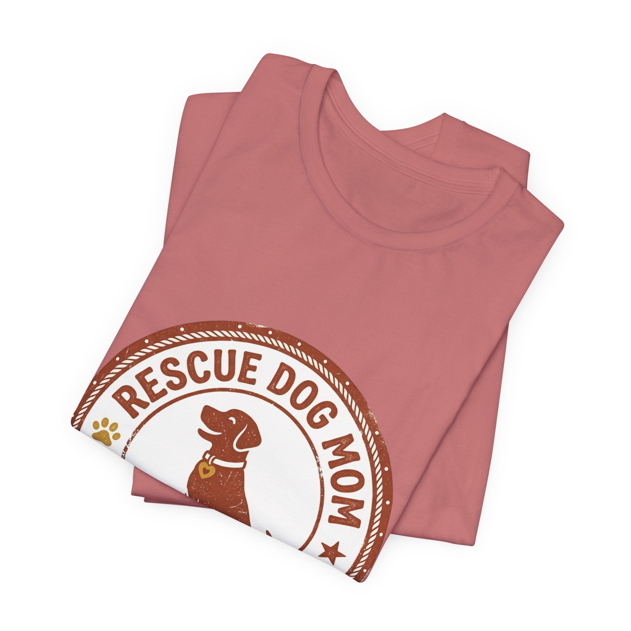 Rescue Dog Mom Tee | rescue pride, fur baby shirt