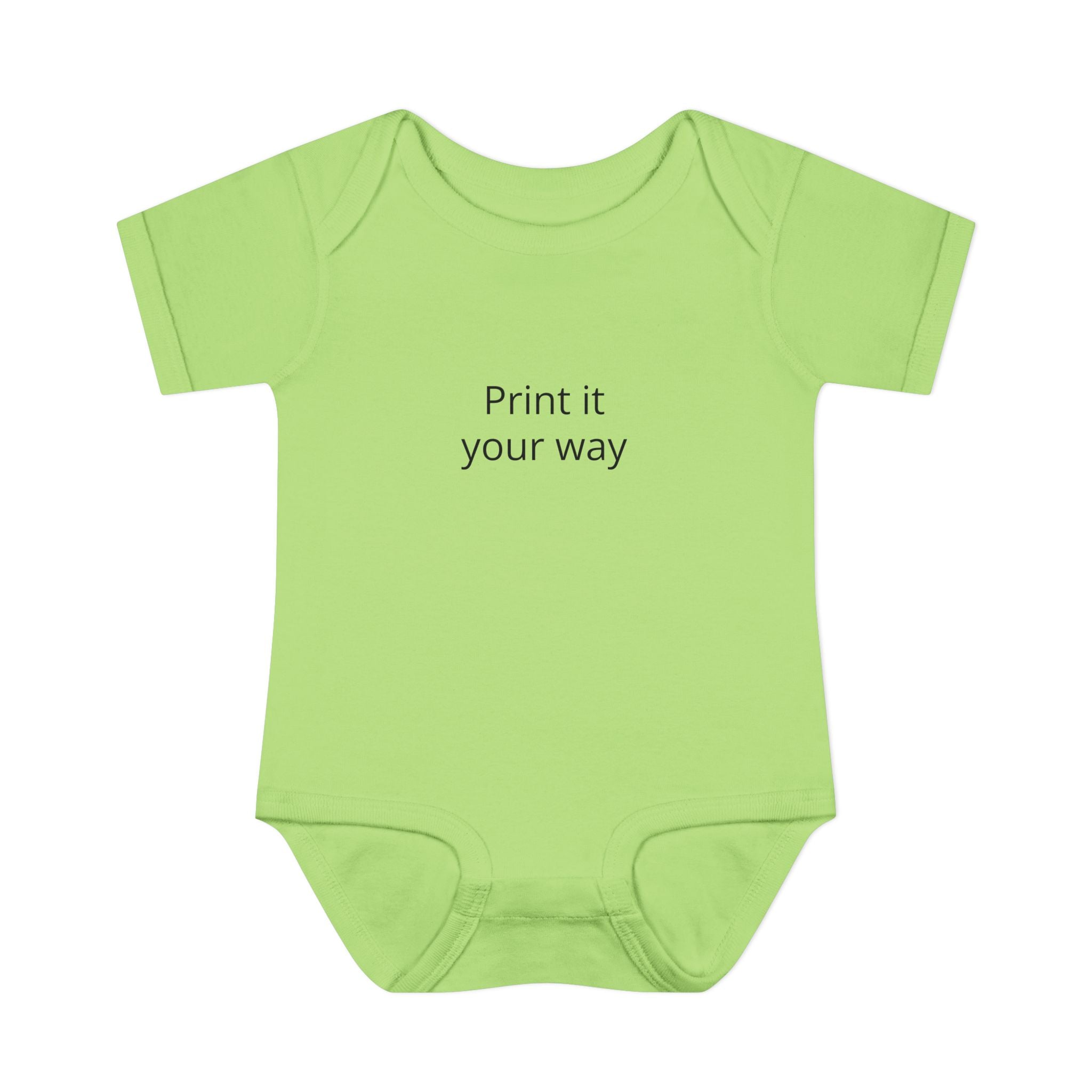 Infant Bodysuit — Customizable Baby One-Piece ("Print it your way")