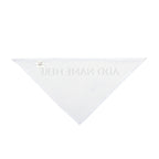 Custom Pet Bandana — Personalized "Your Text Here" Triangle Scarf for Dogs & Cats