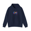 Autistic Pride Infinity Brain Hoodie | neurodiversity, affirming