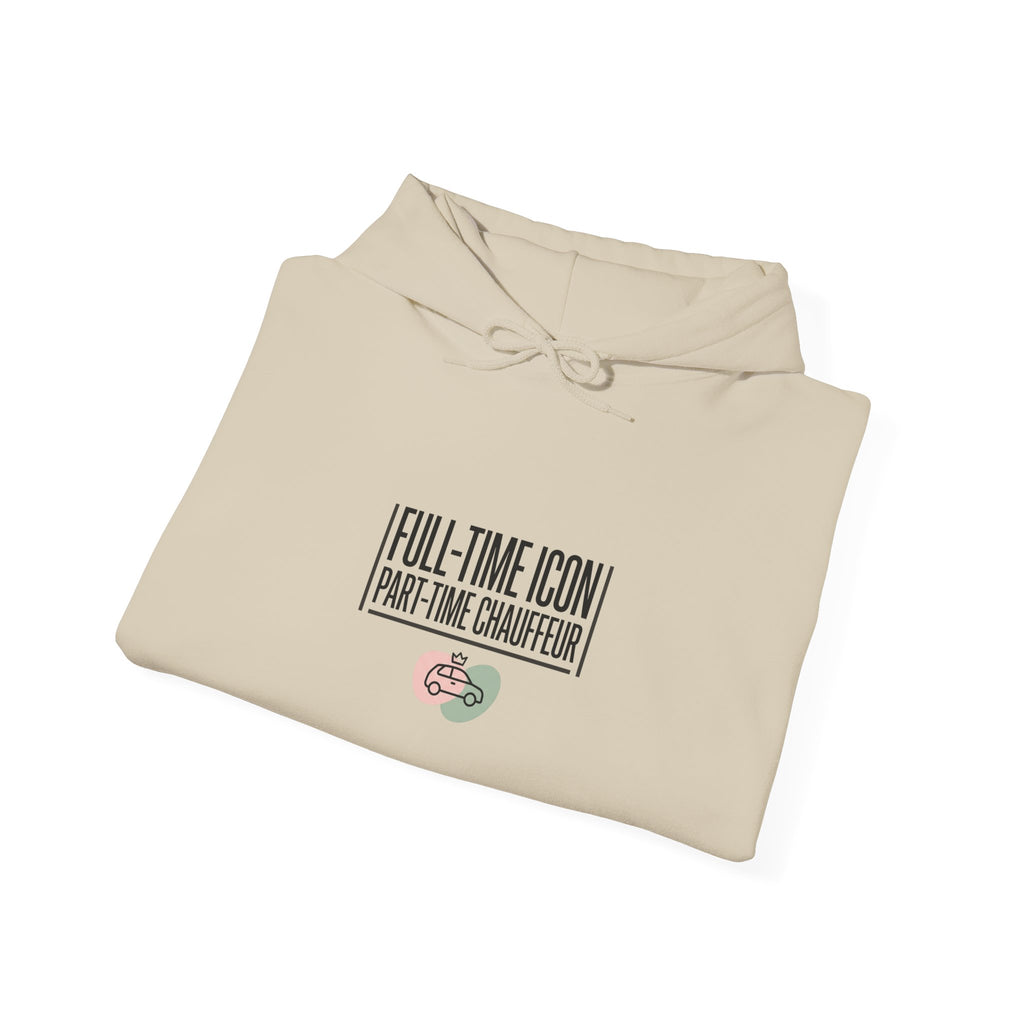 Full-Time Icon Hoodie | minimalist mom life, streetwear mom