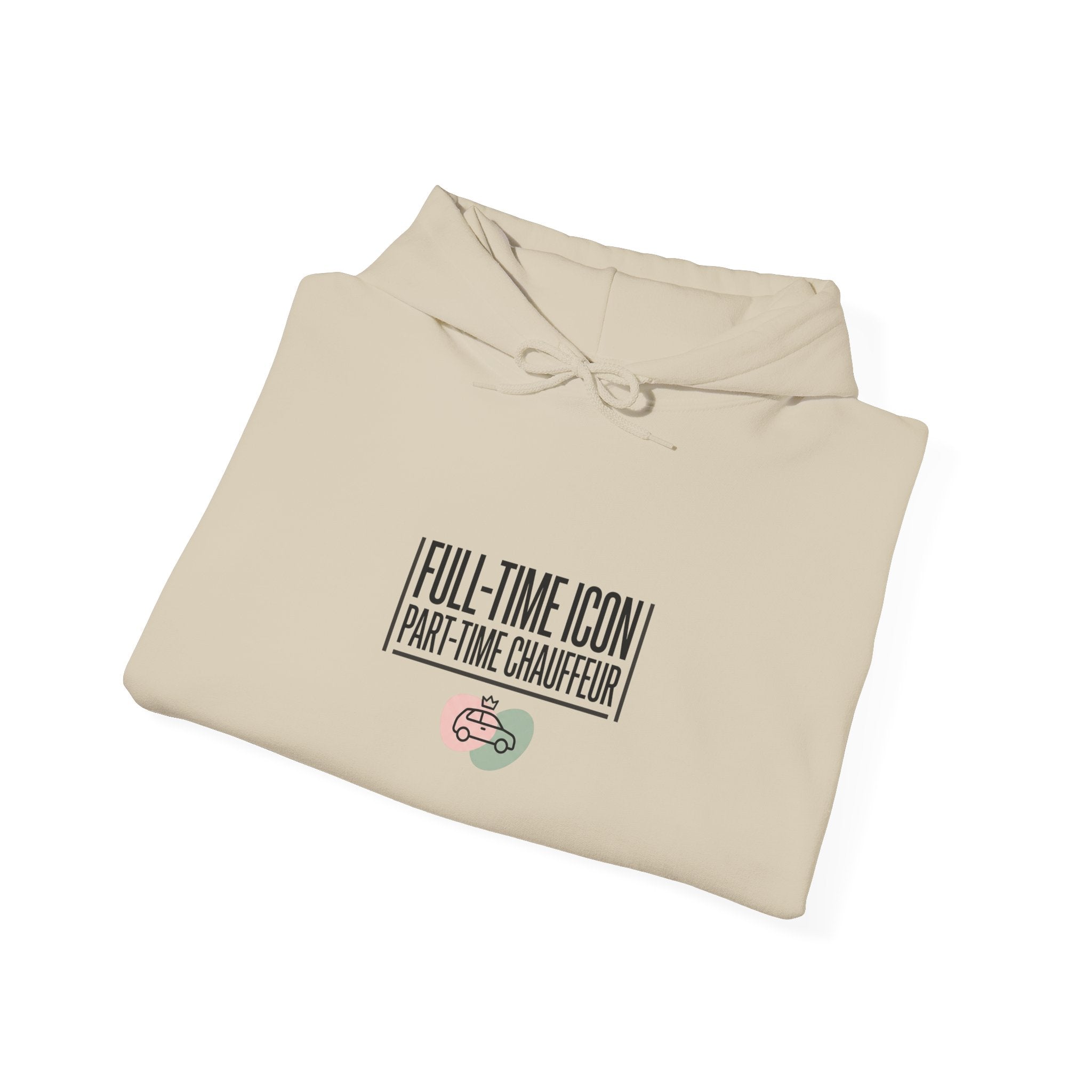 Full-Time Icon Hoodie | minimalist mom life, streetwear mom