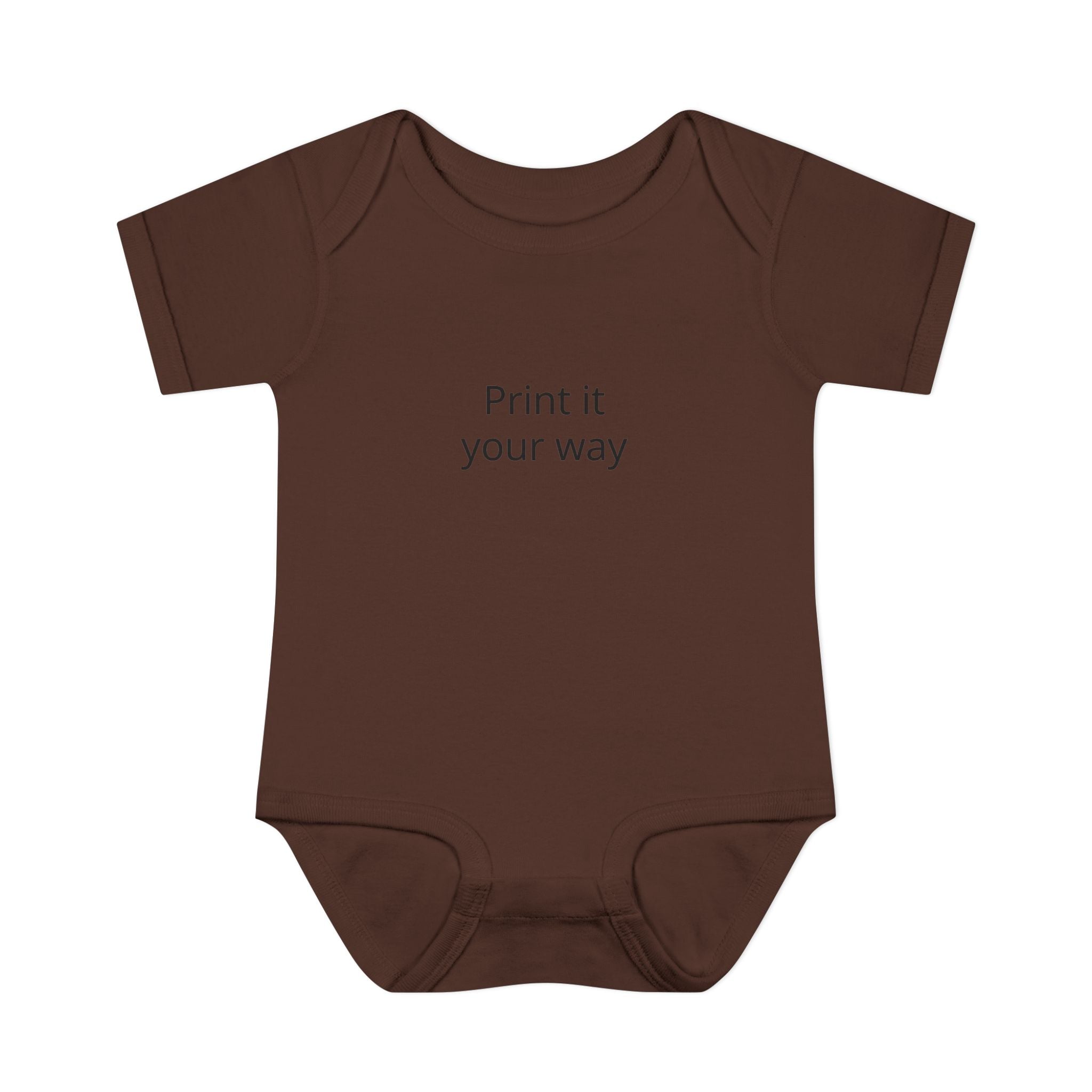 Infant Bodysuit — Customizable Baby One-Piece ("Print it your way")