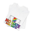 No Hate In My Paint Tee | queer basketball, inclusion, pride protest wear